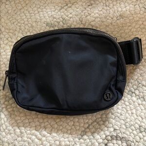 lululemon athletica Black Belt Bag Minimalist Design
